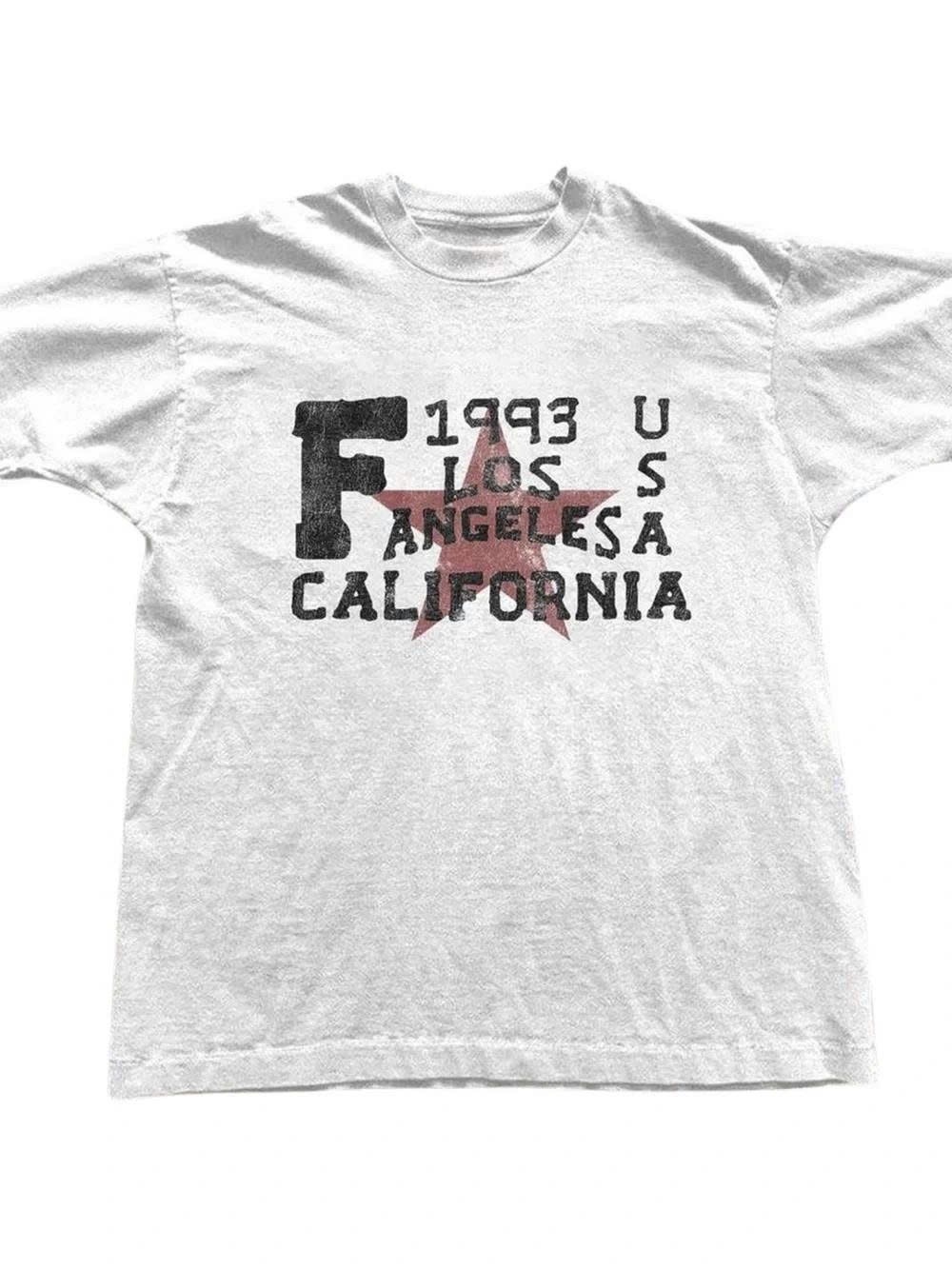 Los Angeles California Graphic Tee - White